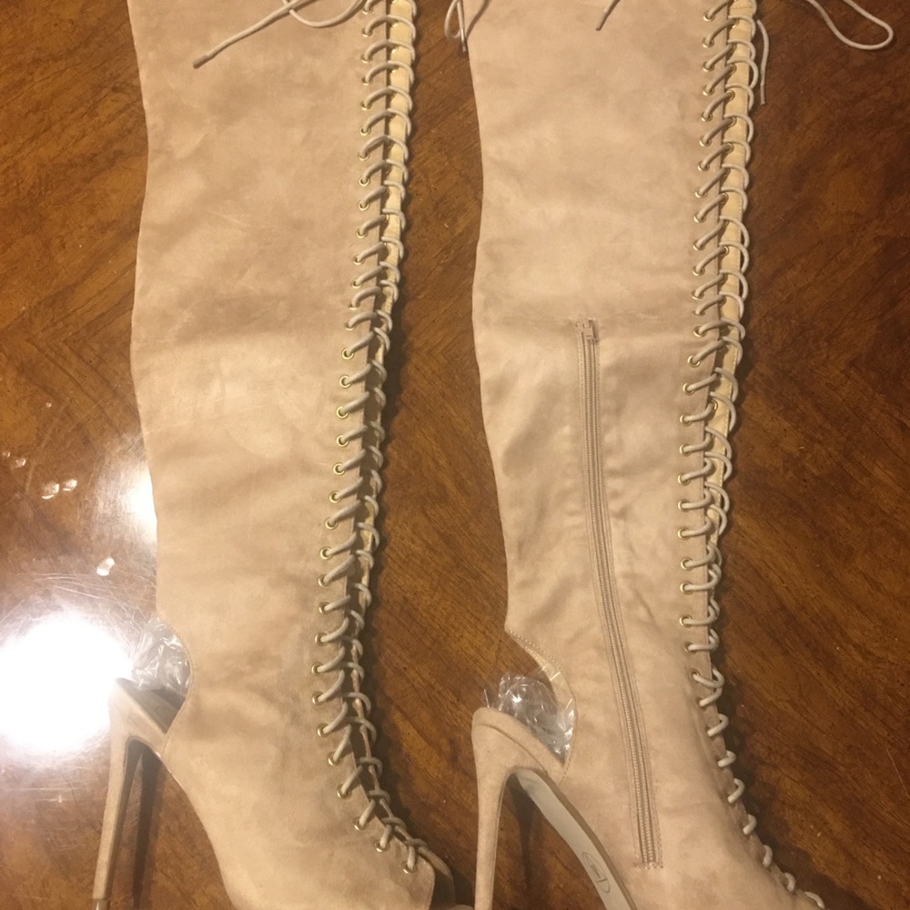 Missguided Over the Knee Shoes